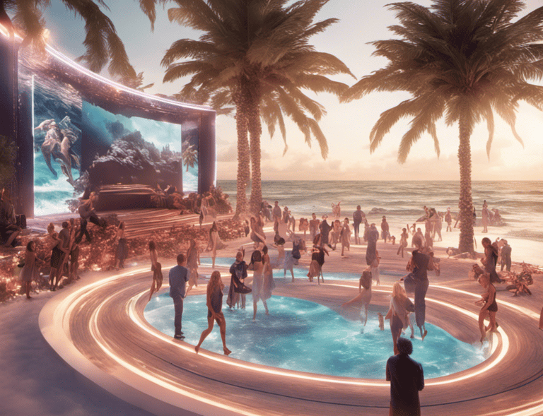 Création d'un Espace Festif Numérique Inoubliable pour Plages et Restaurants