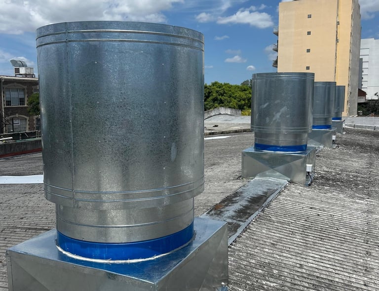 zingueria en local gastronomico