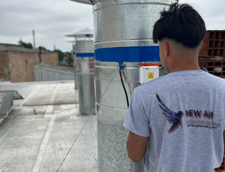 new air zingueria instalacion