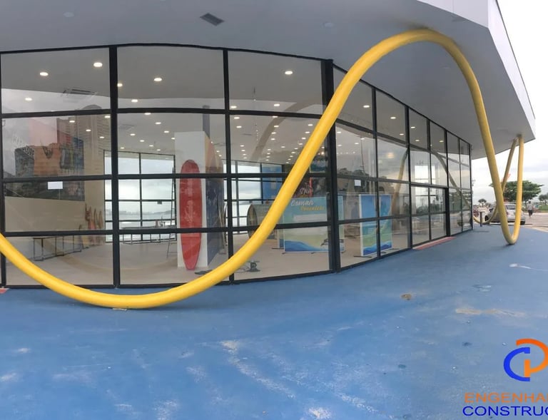 estrutura metálica em santos