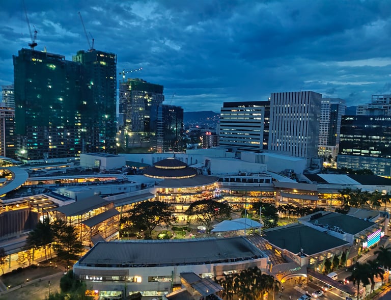 Ayala Mall at night