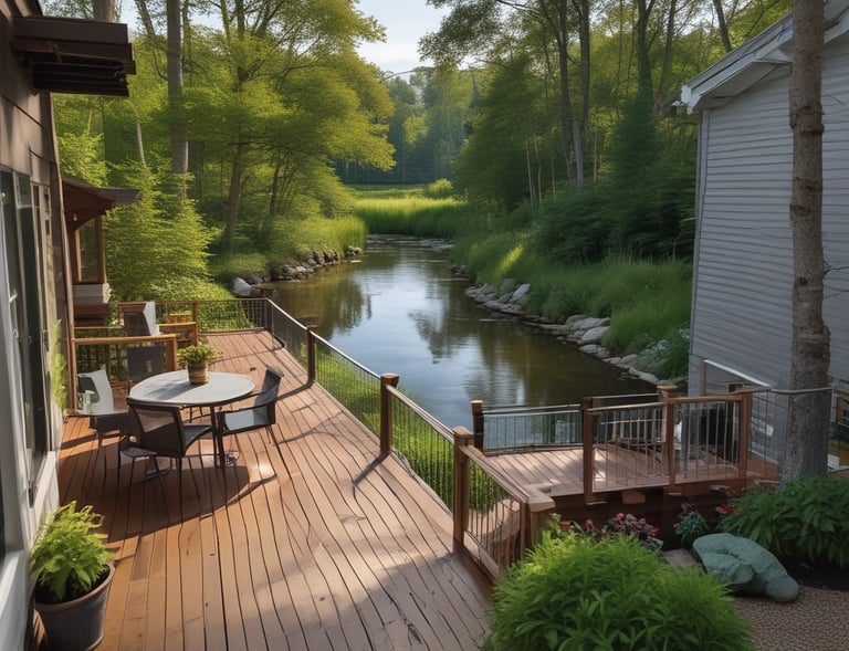 A luxurious guest room featuring high-tech amenities.