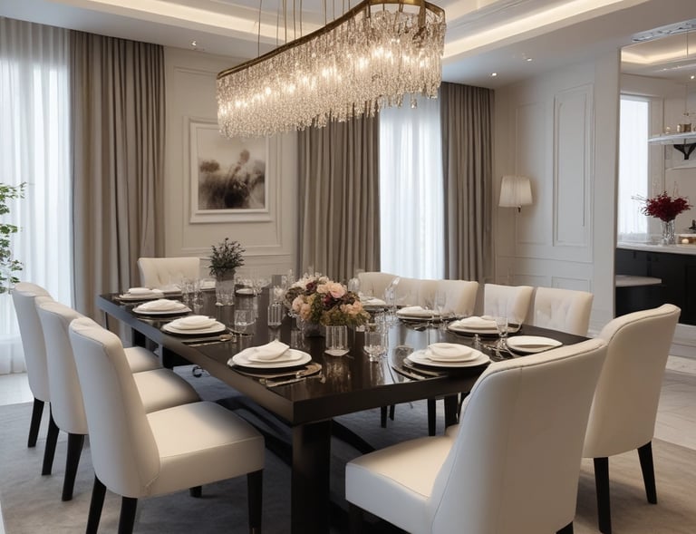 A modern hotel lobby showcasing elegant design and technology.