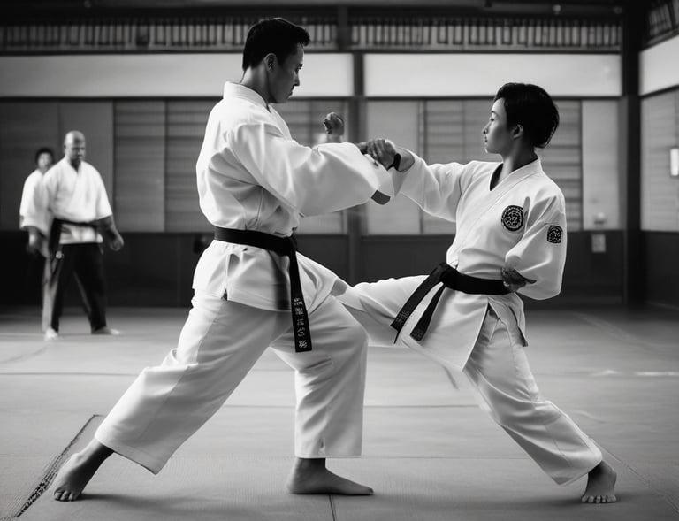 Elegant black and white portrait of maestro Luis Balcázar giving precise instructions.