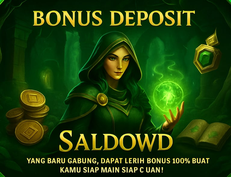Bonus Deposit 100% untuk member baru di SALDOWD! Gabung sekarang dan dapatkan modal ekstra