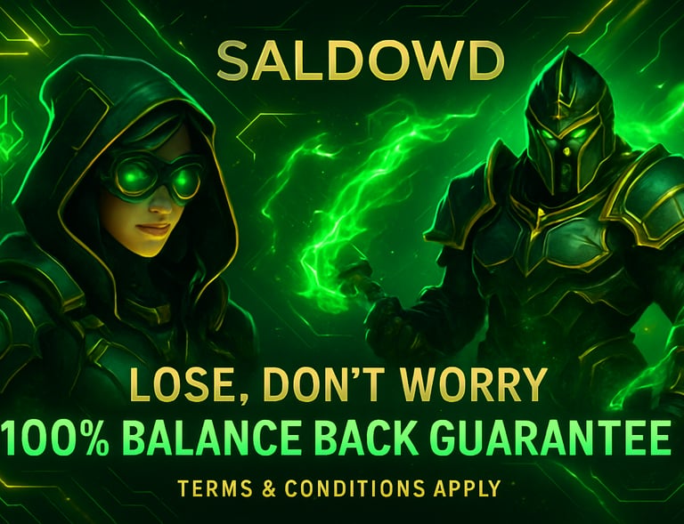 Promo Jaminan Saldo Kembali 100% dari SALDOWD. Jangan khawatir kalah