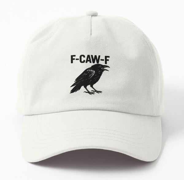 Custom hat with crow