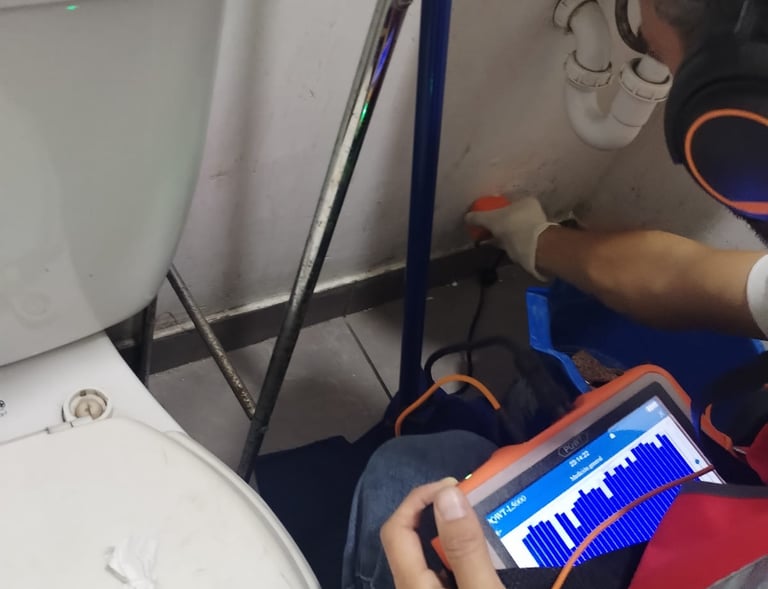 Detector de fugas de agua