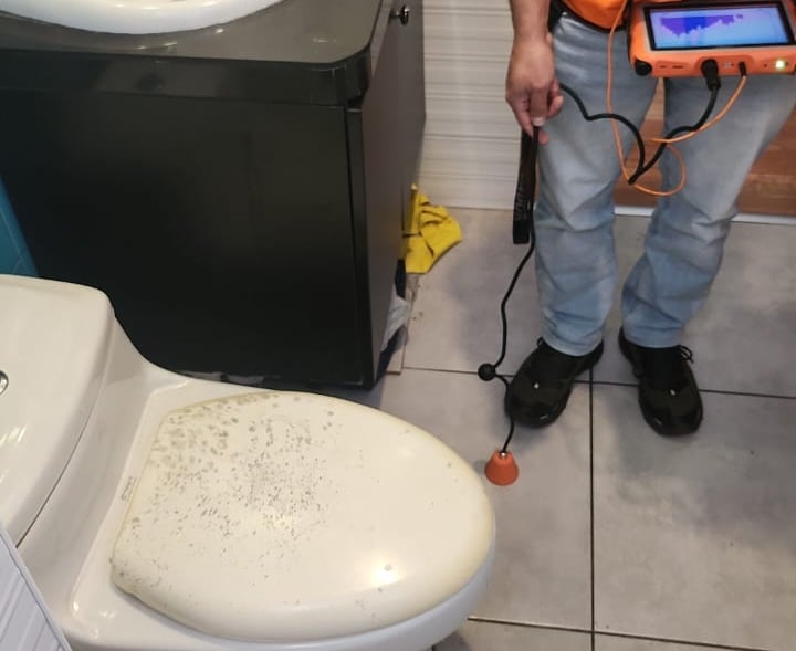 Geófono detector de fugas