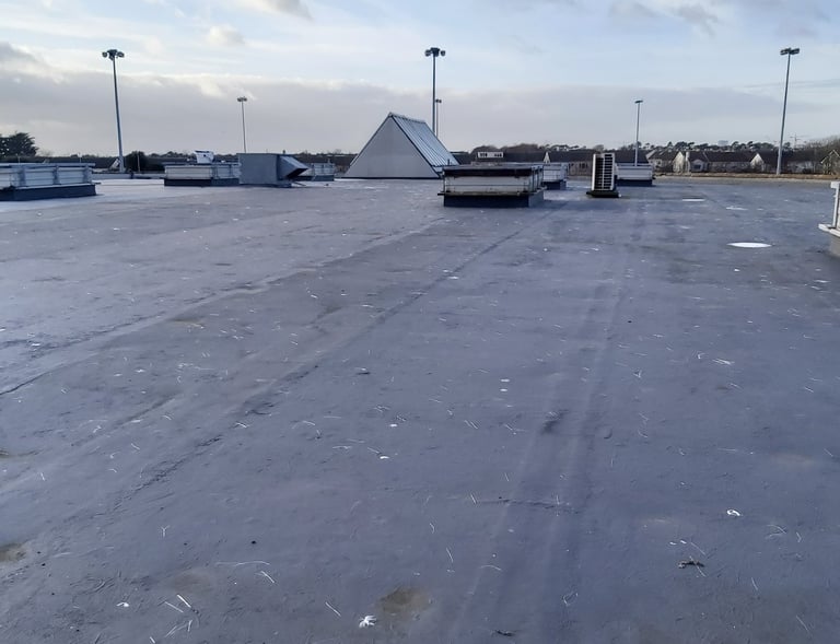 Shopping centre roof refurbishment North Co. Dublin 