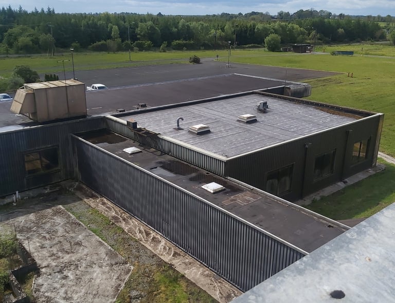 Flat Roof survey commercial premises Co. Longford 