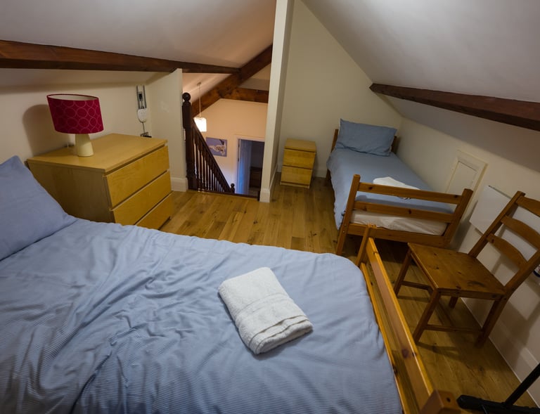 Grassholm crog loft sleeping area