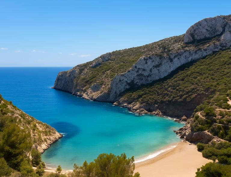 Cala de la Granadella en Jávea 