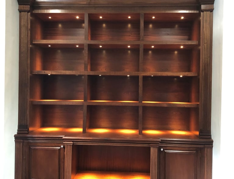 Custom made wooden wall unit- Britto's Home Improvement