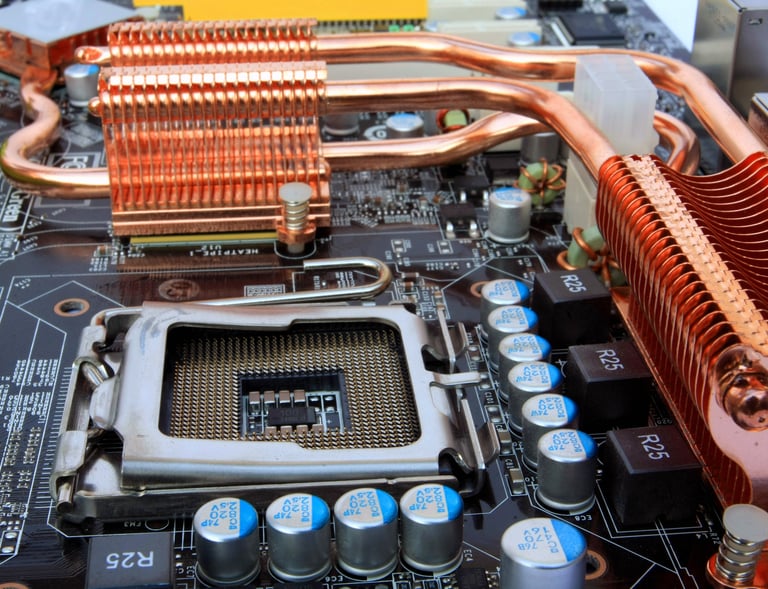Skived heatsink