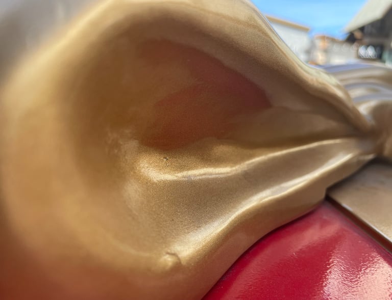 Big golden ear awaiting to hear from you.