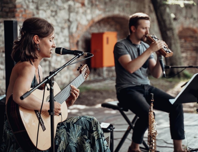 Franziska Graz mit dem Duo Grazie