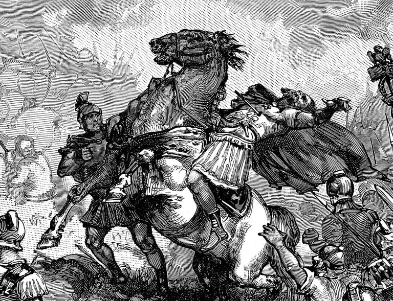 This illustration by unknown is from Cassell's Universal History, Volume II, 1890.