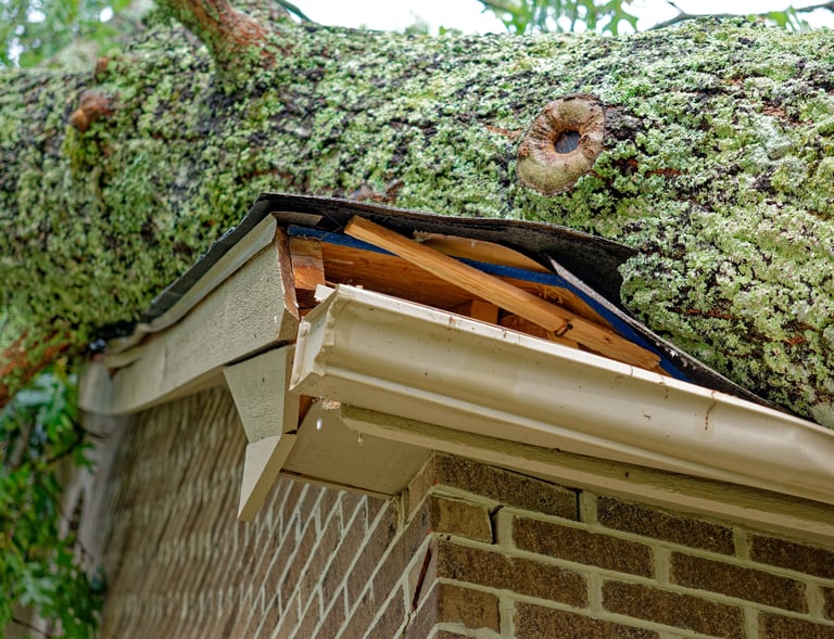 gutter damage
