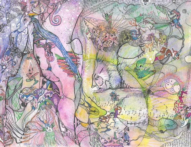 Avatar, Earth Story, Awakening Art, Multidimedional Art, Awakening Art, Trippy Art, Comic Art, NFT 