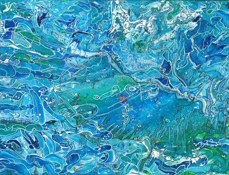 Visionary Art, Comic Art, Trippy Art, Psychedelic Art, Light codes, Portal, Multidimensional Art,