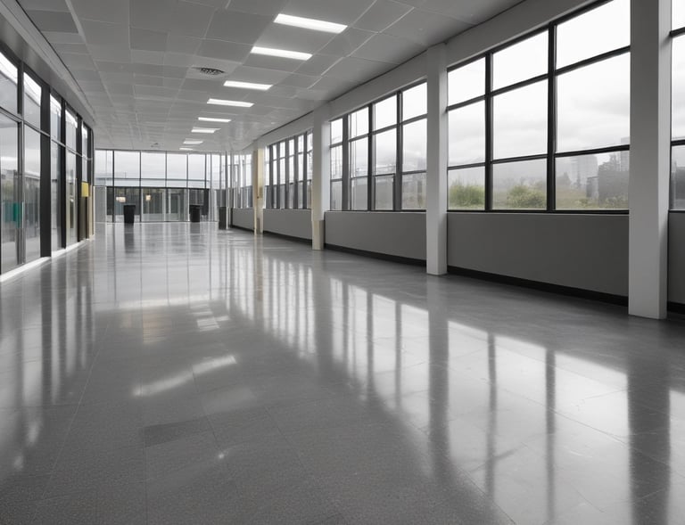 A person dressed in a white uniform and cap stands indoors, holding a towel over their arm. The background shows a dining area with wooden booths and a few people seated. The walls are decorated with framed photos and there is a mix of light and dark wood furnishings.
