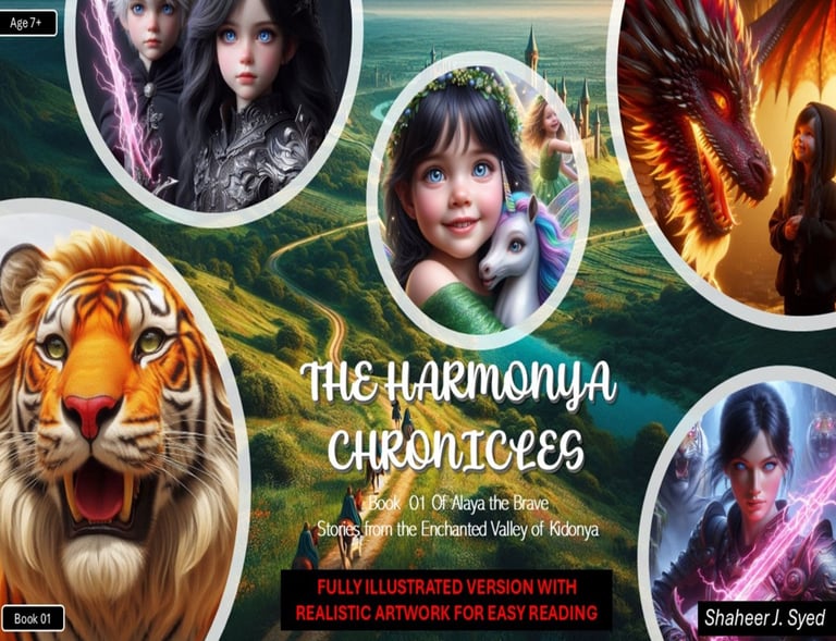 Book 01 cover Alaya The brave, fully illustrated version