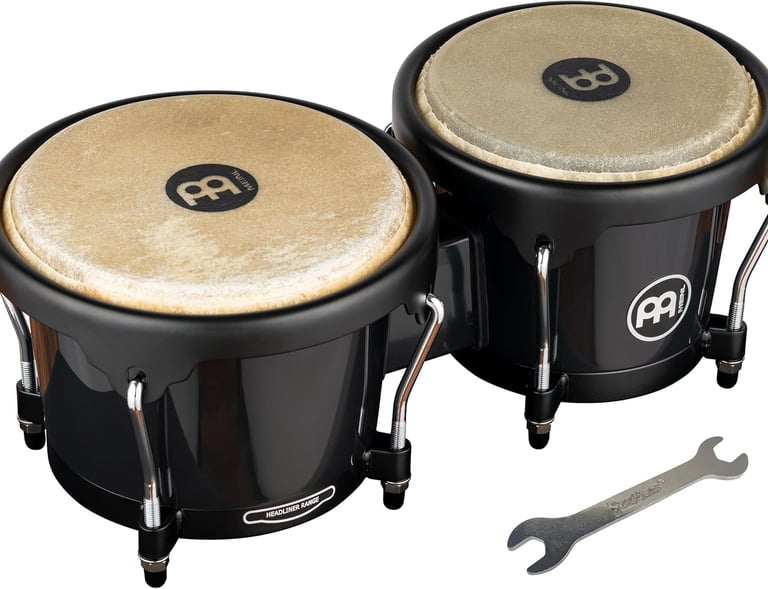Meinl HB50BK - Bongos, Negro