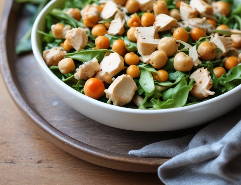 vegetable salad in clear glass bowl