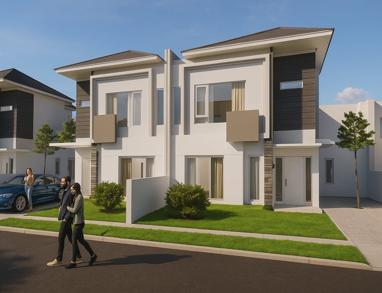 Tipe 123/200 bisa request denah rumah anda sesuai keutuhan, dan lahan lebih luas untuk tumbuh.
