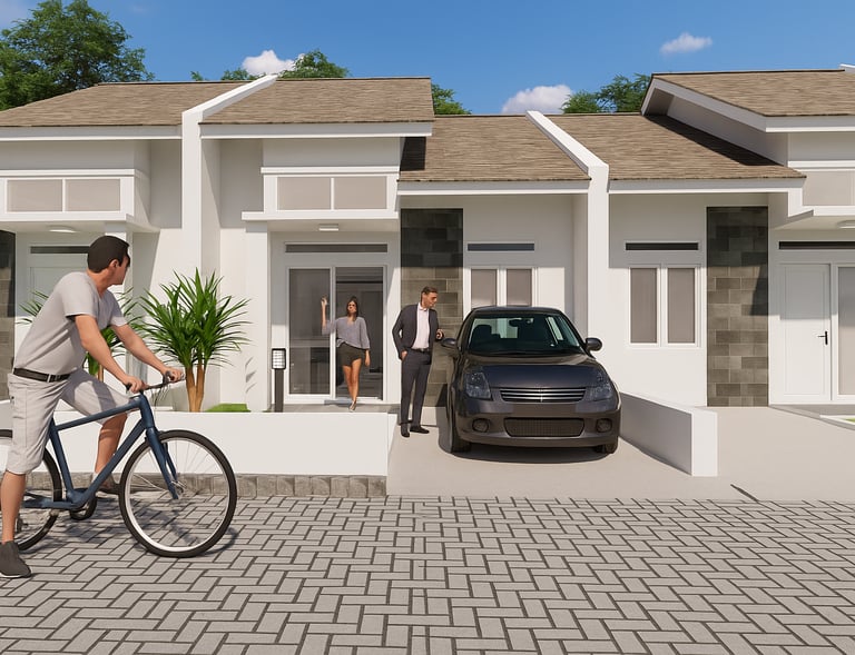 Tipe 36/84 bisa request denah rumah anda sesuai keutuhan, dan lahan lebih luas untuk tumbuh.