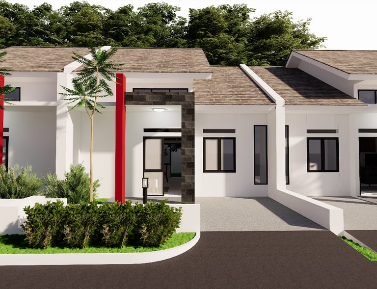 Tipe 40/105 bisa request denah rumah anda sesuai keutuhan, dan lahan lebih luas untuk tumbuh.