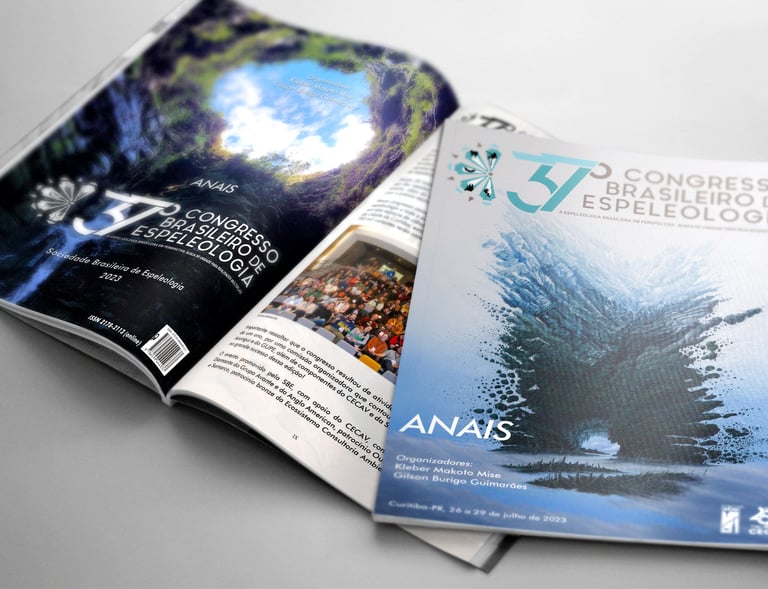 expediente editorial de artigos científicos, anais do congresso brasileiro de espeleologia.