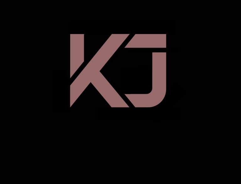 Das Logo von K-Jentsch mit schwarzem Hintergrund