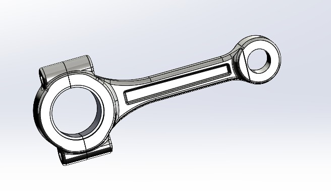 connecting rod for cleaning