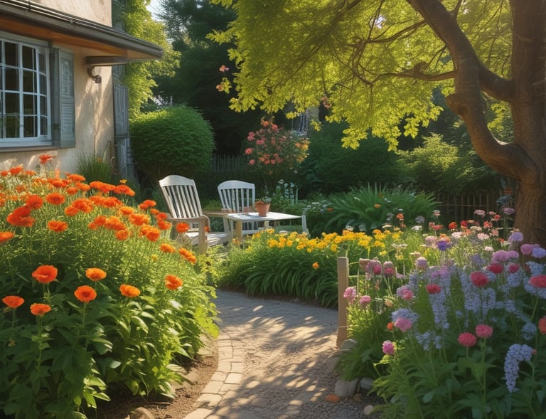 A beautifully crafted wooden office interior with sleek desks and warm lighting.