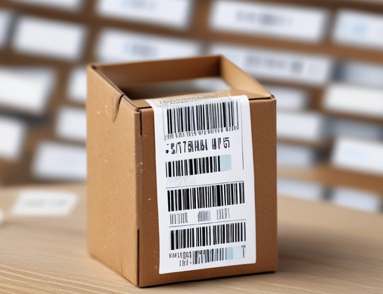 Sticker Termal Koli Etiketi