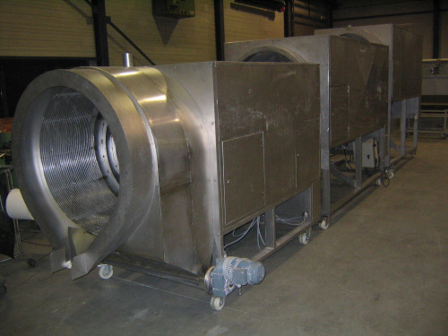 a large industrial steel machine