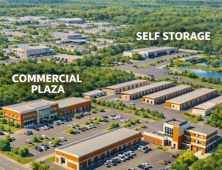  Commercial Plaza and Self Storage Concept Plan