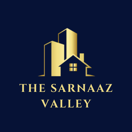 The logo of Sarnaaz Valley which is a residential building under Plexus Development Group