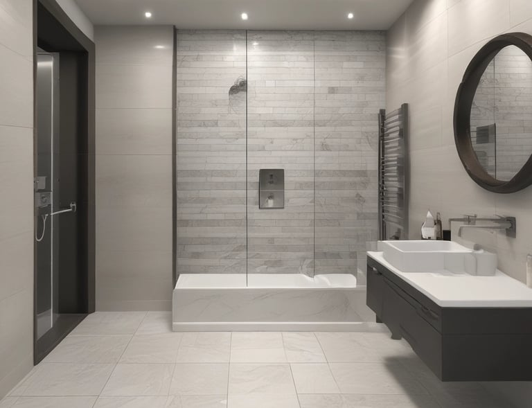 Tanrıkulu İnşaat tarafından yapılan koridor boya badana uygulaması, temiz işçilik ve kaliteli