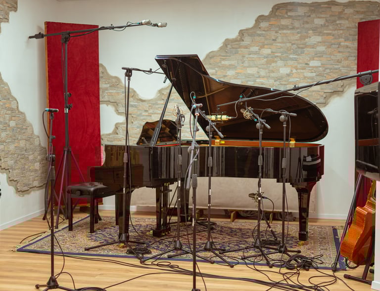 Registrazione pianoforte Avangarage rec studio Pesaro