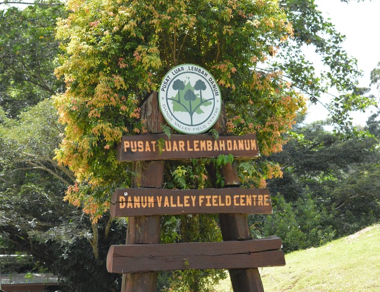 Danum Valley sign board