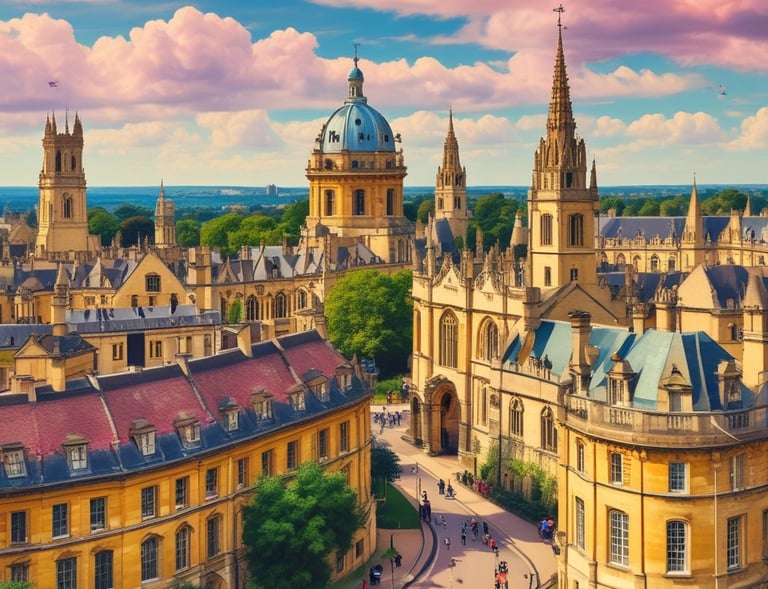 A student happily holding their acceptance letter alongside their visa approval.
