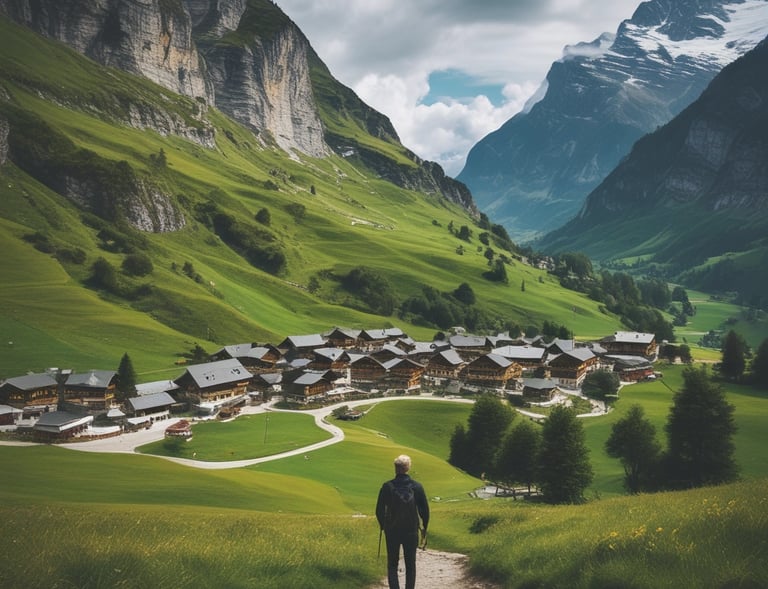 A happy client holding their approved visa document with a bright smile.