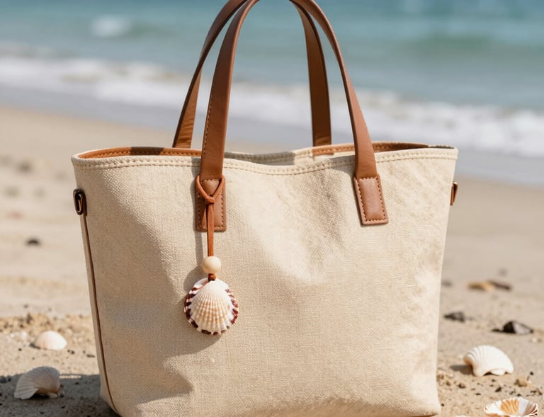 Close-up of a handcrafted leather bag with intricate stitching and a rustic charm.