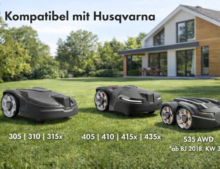 Klingen Drehteller Messer Umrüstsatz für Husqvarna Modelle