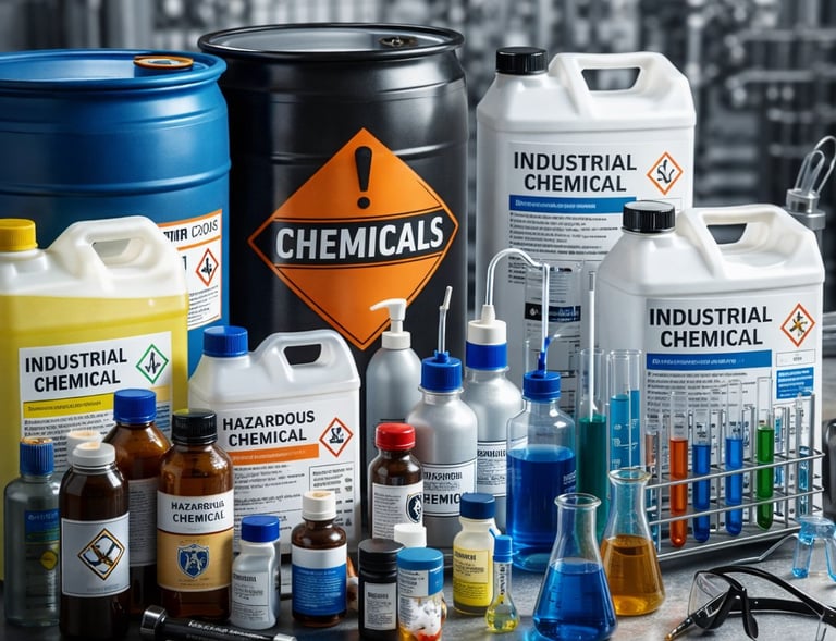 Produits chimiques industriels traitement eau maintenance nettoyage lubrifiants industrie en Algérie