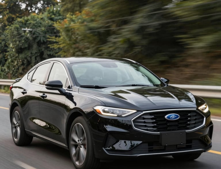 A group of happy pilgrims boarding a van with the city of Medina visible in the background.
