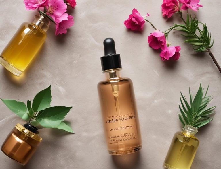 Artisan soaps stacked neatly, showcasing vibrant colors and textures, each wrapped in eco-friendly paper.